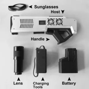 LQ21-1000 Basic Version DIY Handheld Laser Obstacle Remover and Igniter, 100M Range, 1000W High-Power Machine, ODM Customization