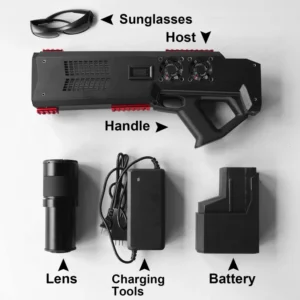 LQ11-1000 Basic Version DIY Handheld Laser Obstacle Remover and Igniter, 100M Range, 1000W High-Power Machine, ODM Customization