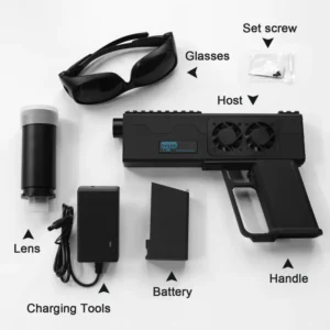 JGX11-130 Custom Handheld DIY Laser Toy (Black Single Battery)